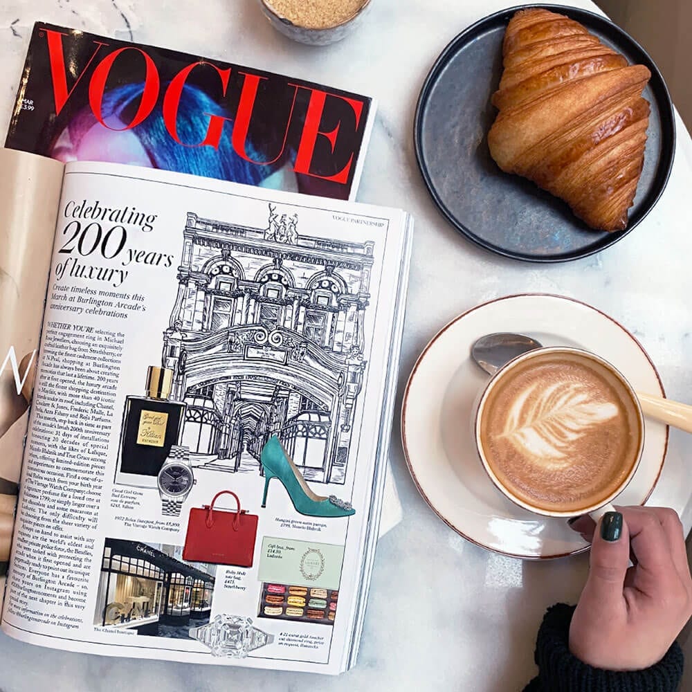 As seen in British Vogue this March As seen in British Vogue this March